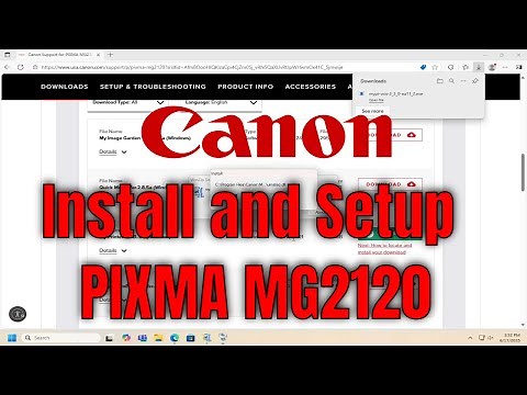 How To Install and Setup Canon PIXMA MG2120 [Guide]