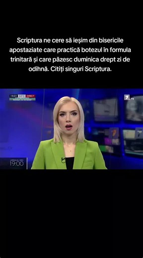 SHALOM! IEȘIȚI DE URGENȚĂ DIN BISERICILE APOSTAZIATE! Scriptura cheamă poporul Tatălui YaHWeH să se despartă de orice sistem religios care se abate de la învățătura Scripturii și să rămână credincios adevărului descoperit. 📖 Apocalipsa 18:4 > „Ieșiți din mijlocul ei, poporul Meu, ca să nu fiți părtași la păcatele ei și să nu fiți loviți cu urgiile ei.” Tatăl YaHWeH dorește ascultare de Cuvântul Său, nu de tradițiile oamenilor. 📖 Marcu 7:7-8 > „Degeaba Mă cinstesc ei, dând învățături care nu su