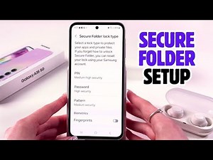 Samsung Galaxy A35 5G - Step-by-Step Guide to Set Up a Secure Folder
