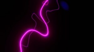 Dynamic neon light patterns for immersive VJ loop music experiences