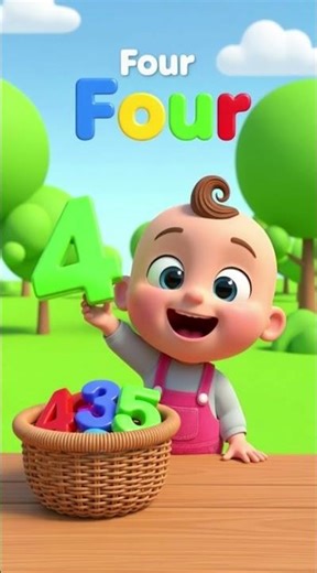 Learn Numbers 1-5 | Counting Song for Kids | Number Learning Cartoon #shorts