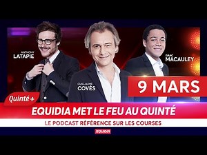 PRONOSTICS EQUIDIA MET LE FEU AU QUINTÉ+ DU 9 MARS À SAINT-CLOUD