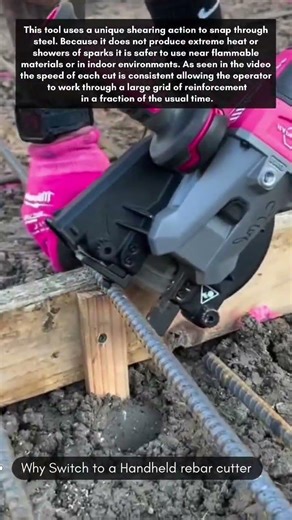 Why Switch to a Handheld Rebar Cutter