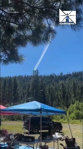 Pilot ejected safely as video captures military plane crashing into mountains