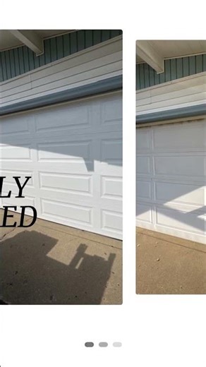 White Sectional Garage Door Installation in North Canton