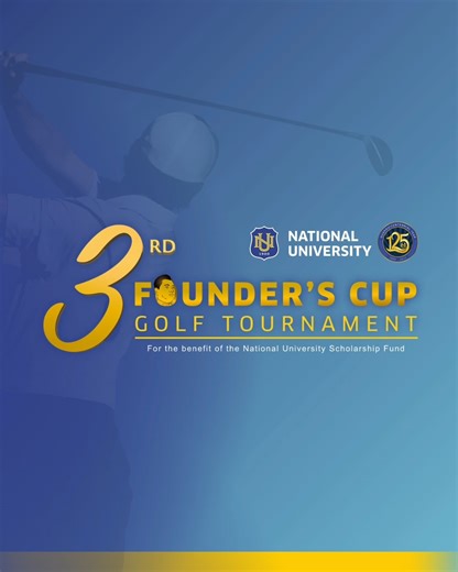 Fairway Fuel! ⛳ We are pleased to recognize our platinum and gold sponsors for their support of NU’s 3rd Founder’s Cup Golf Tournament happening on January 30, 2026, at Tagaytay Midlands. Your valued support contributes significantly to NU’s mission of providing scholarships to deserving Filipino students nationwide. We sincerely thank you for your commitment and for helping advance the purpose of this meaningful event. #NationalUniversity #EducationThatWorks #NUFoundersCup | National University