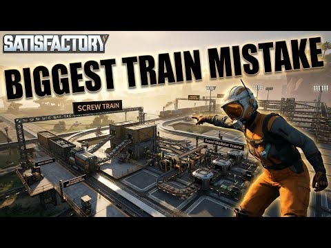 1 Train Per Factory vs 1 Train Per Item? Satisfactory Train Setup Explained
