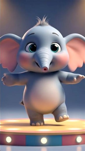 ✨🤍🦣 "Elephant' 3D cartoon #cartoonstory