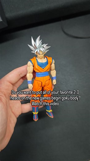 a.r on Instagram: "A quick tutorial on how to put 2.0 headsculpt on the new sh figuarts games begin goku 💥 Note that there is an easier method, you can just get a Netflix on AliExpress and you are good to go"