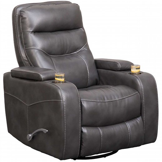 Dallas Slate Swivel Recliner