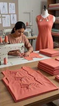 Stylish Front and Back Neck Design That Looks Great Both Ways #neckdesign #duallook #sewing