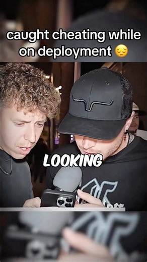 Caught cheating while on deployment