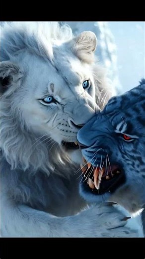 Hero Lion vs Sabertooth | Baby White Cubs in Danger! (Part 1)