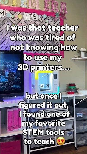 I was tired of not knowing how to use my 3D printers as an elementary STEM teacher