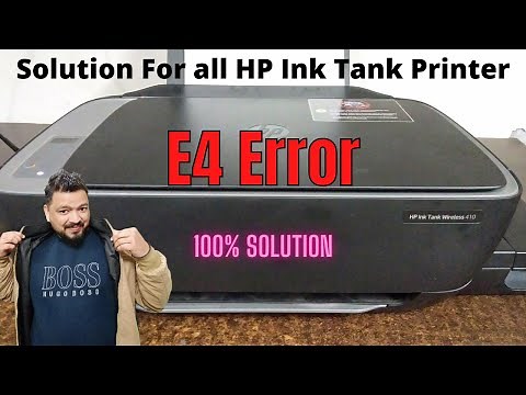 hp ink tank wireless 410 e4 error | hp ink tank e4 error | i Smart Tech