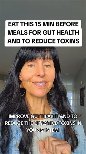 91K views · 1.8K reactions | SYMPTOM FREE MENOPAUSE | Eat this 15 minutes before meals for gut health and to reduce digestive toxins. It works! Join me on the Symptom Free path! ✨️ Click the link in my bio to access a free Masterclass called How to Move Through Perimenopause and Menopause Symptom Free ❤️ #digestion #guthealth #balancedhormones #perimenopause #menopause #ayurveda | Purely Ayurveda | Facebook