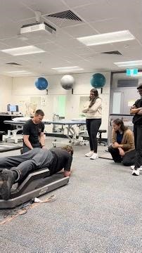 Physio Student Hands on Learning