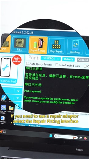 💯🤩Connect V1SPRO programmer to JCID Repair Platform - No Data Cable is Required! ✔ Connect V1S PRO to WiFi ✔ Computer on the same network ✔ Tap “WIFI Connection” ✔ Log in with the same JCID account ✔ One click to connect 👉 Have a try now to make your repair works even faster #JCID #V1SPro #WiFiConnected #iPhoneRepair #TechTools #mobilerepairtips | Shenzhen JC Innovation Device Co., Ltd.