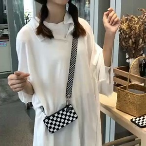 Checkerboard Phone Case Compatible with iPhone Grid Lattice Plaid Tartan Damier Chessboard Checker Flag Cover (for iPhone 7 Plus/8 Plus, 6)