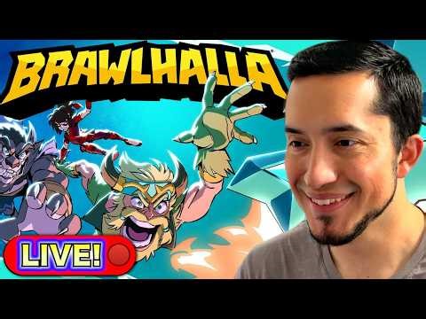 Playing some Brawlhalla with viewers!! (Vertical stream)