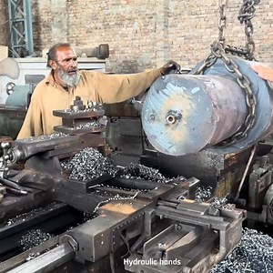 1.6M views · 19K reactions | Manufacturing Process Of Giant Shaft | Hydraulic Hands | Facebook