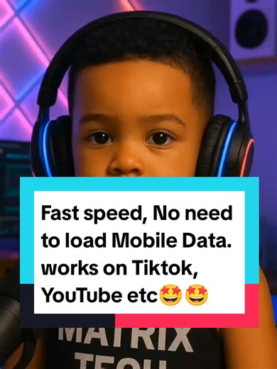 A nice vpn app with fast speed, you don't need to load mobile data, just connect and browse