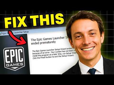 How to EASILY Fix "Epic Games Launcher Setup Wizard Ended Prematurely" Error (FULL 2025 GUIDE)