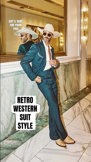 Retro Western Suit Style