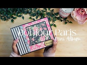 Bonjour Paris 8x6 Mini Album | Landscape Style
