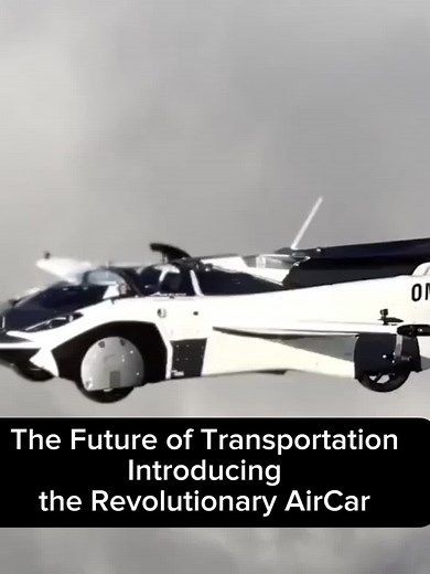 The Future of Transportation: Introducing the Revolutionary AirCar. #innovation #technology #aircar #flyingcar