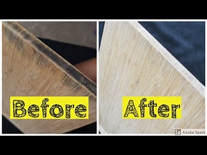 How to clean mold from wooden cutting board? Cleaning cutting board Naturally without bleach