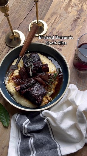Delicious Balsamic Braised Short Ribs Recipe