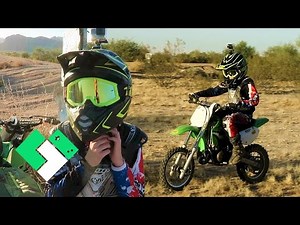 Starting Over On Bryce's KX65 // Dirt Bike Riding With Bryce! | Clintus.tv