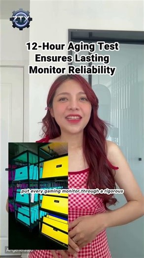 12-Hour Aging Test: Why Zentronix Monitors Last for Years!