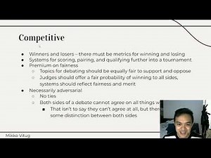 What is a debate?