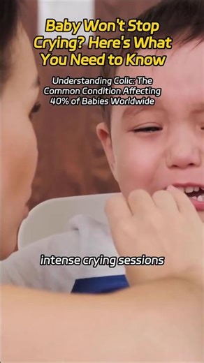 Why Your Baby Cries Nonstop 👶💔 | Colic Explained in 60 Seconds