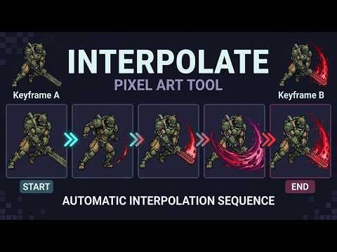 New PixelLab Tool: Animate Between 2 Frames