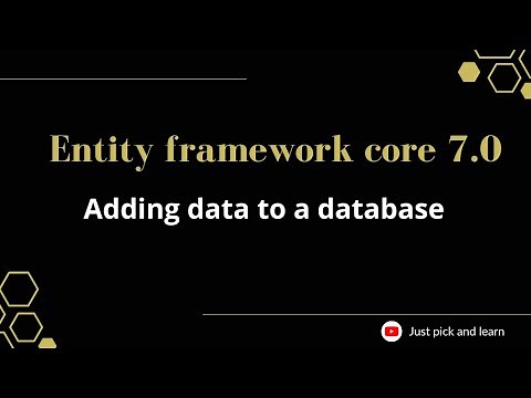 Part-14: Adding data to a database | Entity framework core 7.0 tutorial | ef core