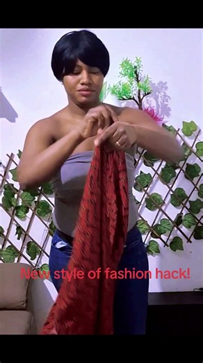 New style of fashion using Africa scarf save!#viral #fashion #everyonehighlightsfollowers