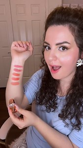 19K views · 776 reactions | 8 color shade swatches of blush sticks from @O.TWO.O MAKEUP US , the best part is that can be used as blush , Eyeshadow & lip stick at the same time . . . #maryamalnasiri #otwoo #otwoomakeup #otwooblush #blushstick #blush #creamyblush #beauty | Maryam Alnasiri | Facebook