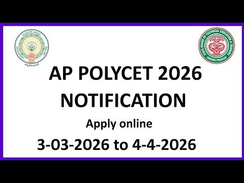 AP POLYCET NOTIFICATION 2026