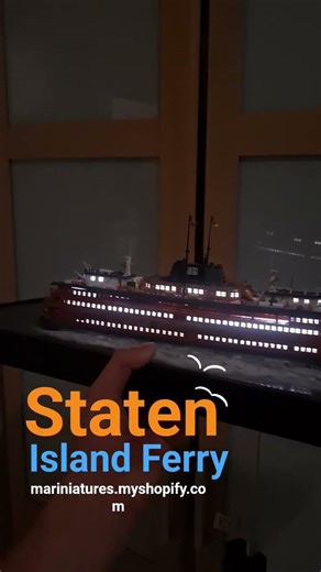 staten island ferry model #shipmodelling #staten island
