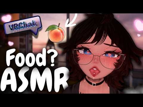 【ASMR VRChat】 Yummy Foods With Mommy ♥ Head Pats ♥ Talking ♥ Mouth Sounds ♥ Praise