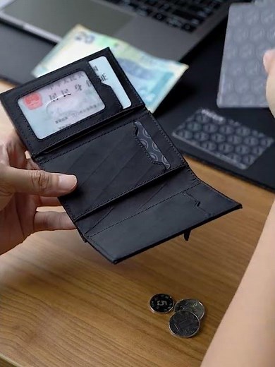 VC302F-Waterproof Fabic Tri-fold Wallet