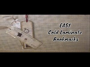 Easy COLD Laminate bookmarks