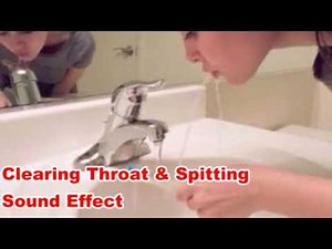 Woman Clearing Throat & Spitting Noises Spit Sounds | Film & Sound Effects No Copyright