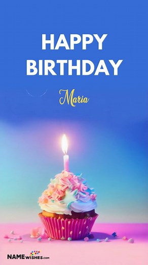 18K views · 25 reactions | Happy Birthday Maria Video - Customized Cute Birthday Greetings With Name Edit #birthdayvideos #happybirthday #birthdaywishes | Name Wishes | Facebook