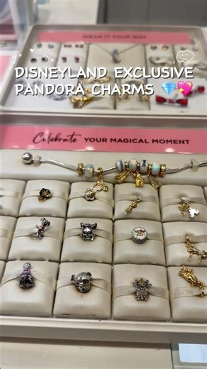DISNEYLAND EXCLUSIVE PANDORA CHARMS💎💖 I go to EVERY Pandora in Disneyland #pandora #charmbracelet