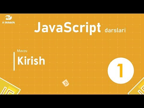 001. Kursga kirish | JavaScript O'zbekcha