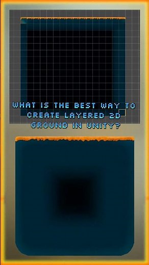 How do you make deep ground with tiles in Unity?
